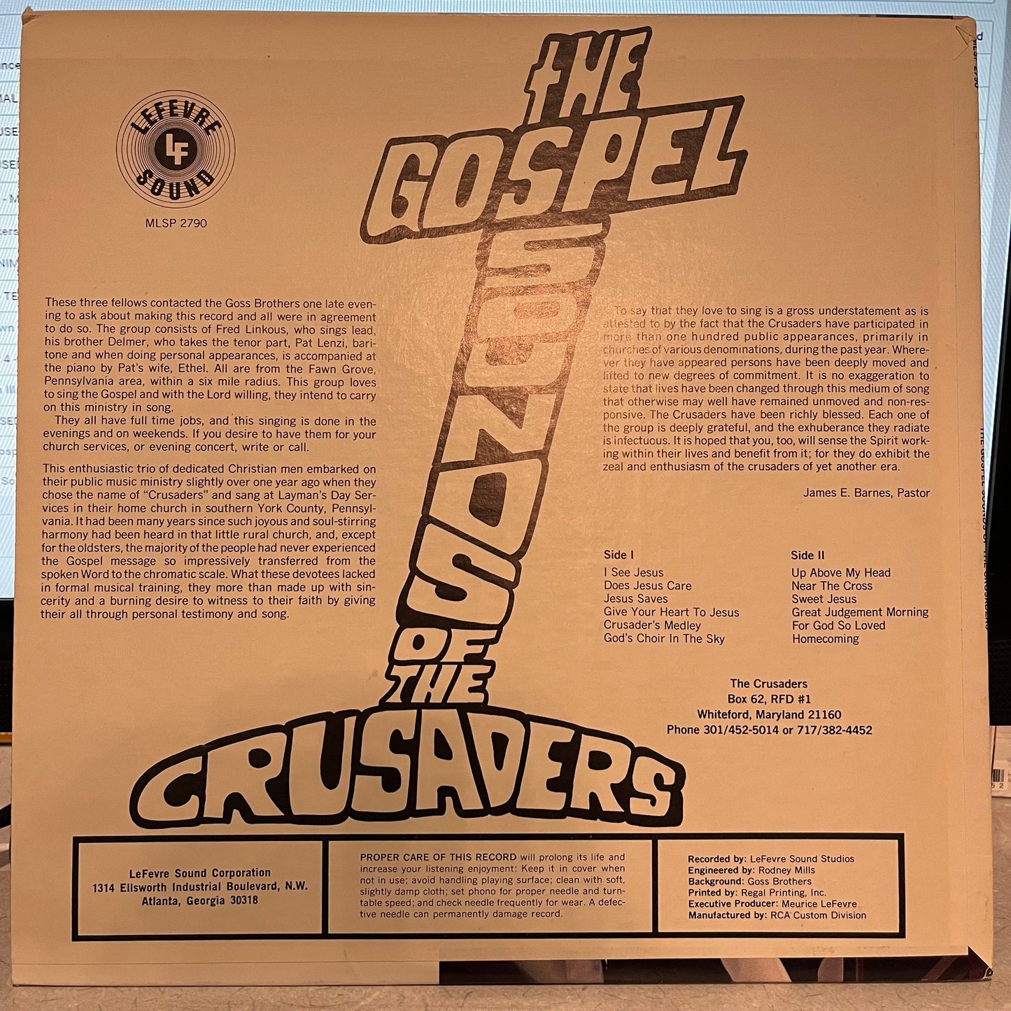 The Crusaders (2) - The Gospel Sounds Of The Crusaders | Near Mint (NM) Near Mint (NM)-