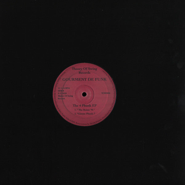 Gourment De Funk - The 4 Phunk EP | Mint (M) Generic-