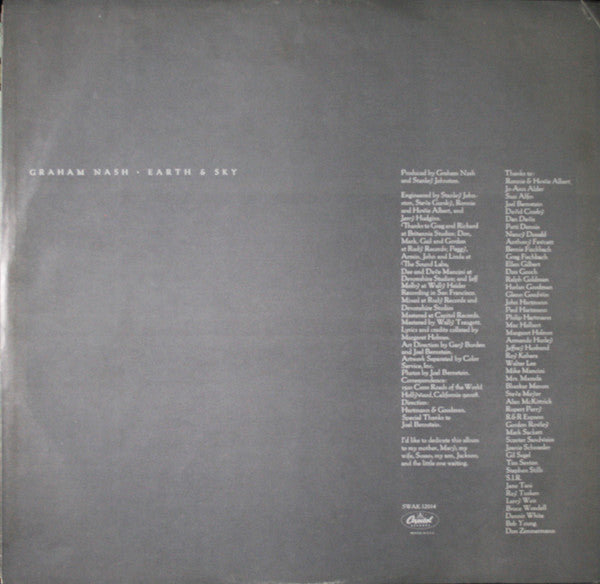 Graham Nash - Earth & Sky | Near Mint (NM) Near Mint (NM)-