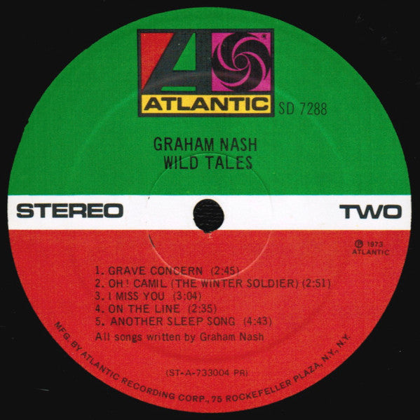 Graham Nash - Wild Tales | Near Mint (NM) Near Mint (NM)-