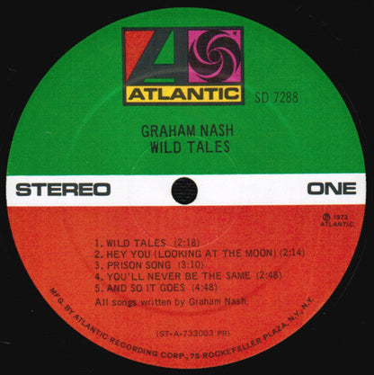 Graham Nash - Wild Tales | Near Mint (NM) Near Mint (NM)-