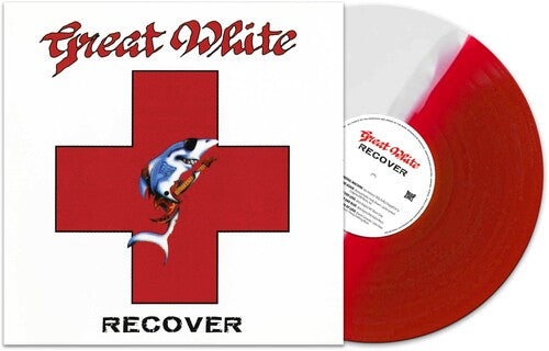 Great White - Recover (RED + WHITE 12" LP) | Mint (M) Mint (M)-