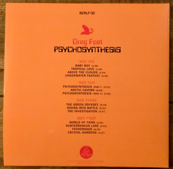 Greg Foat - Psychosynthesis | Mint (M) Mint (M)-