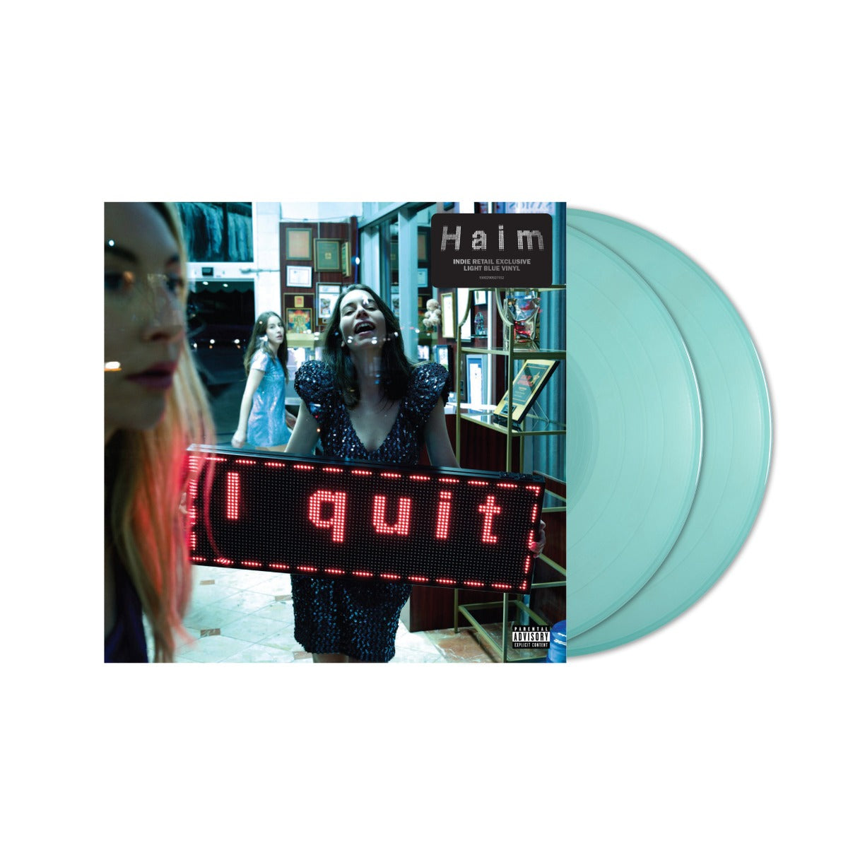 Haim - "I Quit" (2 Lp) (Translucent Blue Vinyl) (Gatefold Jacket) (Indie Exclusive) | Mint (M) Mint (M)-