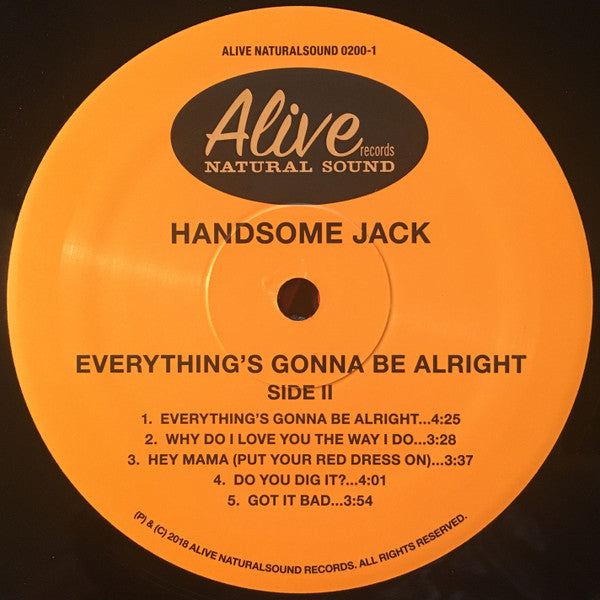 Handsome Jack - Everything's Gonna Be Alright | Mint (M) Mint (M)-