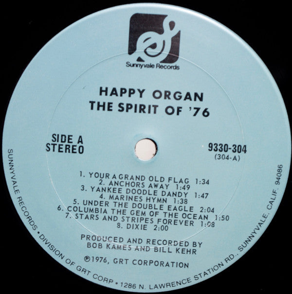 Happy Organ - The Spirit Of '76 | Near Mint (NM) Near Mint (NM)-