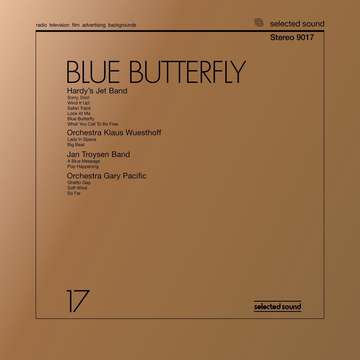 Hardy’s Jet Band / Orchestra Klaus Wuesthoff / Jan - Blue Butterfly (Selected Sound) |-