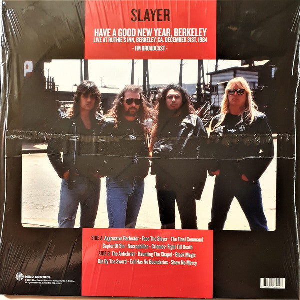 Slayer - Have A Good New Year, Berkeley Live At Ruthie's Inn, Berkeley, CA. December 31st, 1984 - FM Broadcast - | Mint (M) Mint (M)-