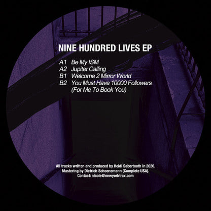 Heidi Sabertooth - Nine Hundred Lives EP | Mint (M) Generic--