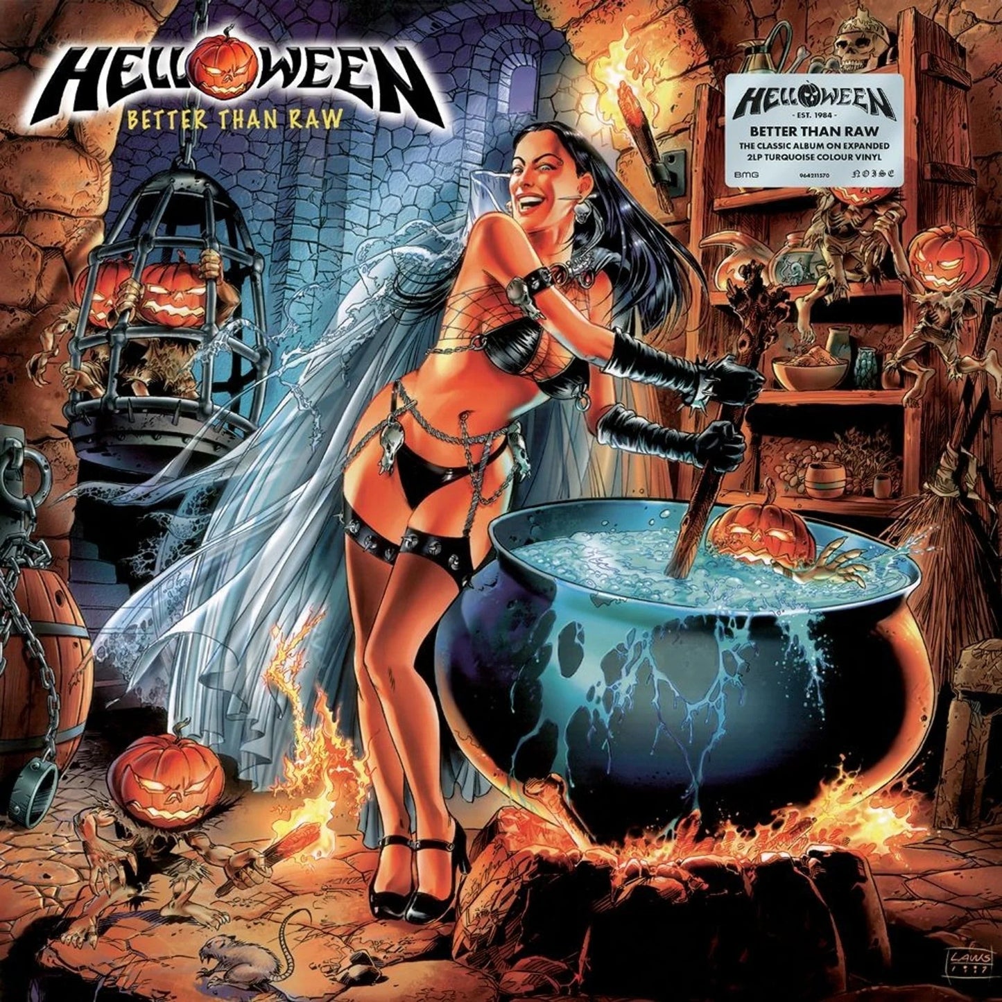 Helloween - Better Than Raw (BLUE 2xVINYL) | Mint (M) Mint (M)-