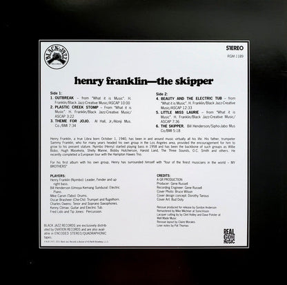 Henry Franklin - The Skipper | Mint (M) Mint (M)-