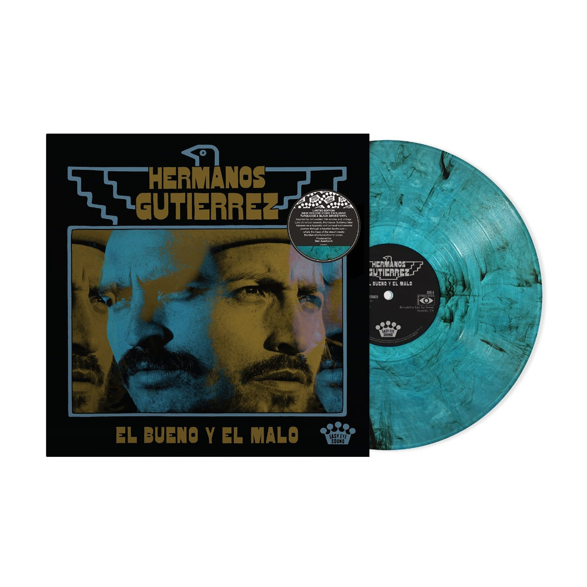 Hermanos Gutiérrez - El Bueno Y El Malo (Indie Exclusive Turquoise/Black Smoke VINYL) | Mint (M) Mint (M)-