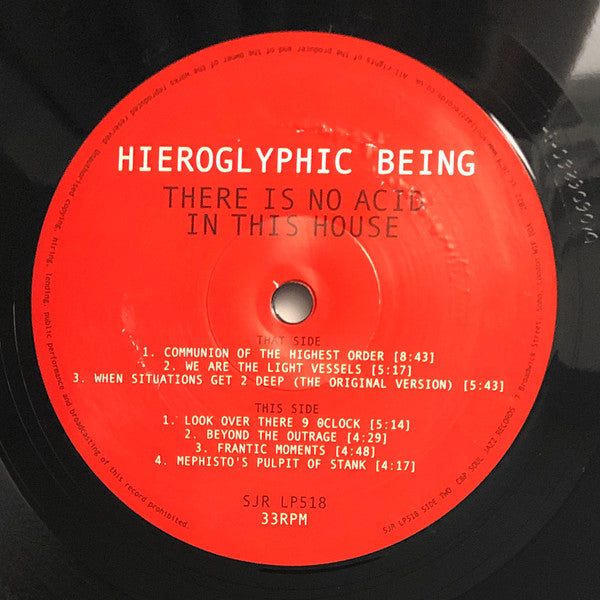Hieroglyphic Being - There Is No Acid In This House | Mint (M) Mint (M)--