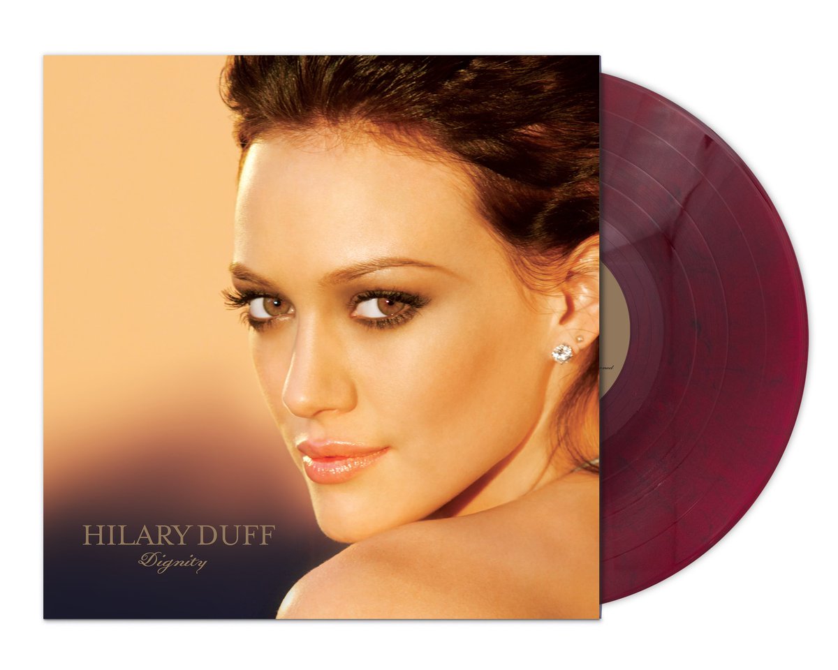HILARY DUFF - Dignity (Merlot/Black Swirl VINYL LP) | NEW-