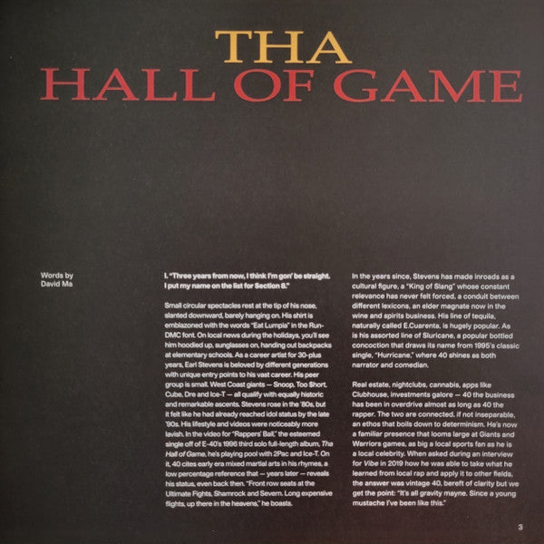 E-40 - Tha Hall Of Game | Mint (M) Mint (M)-