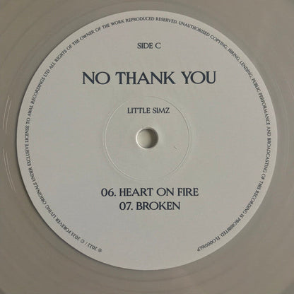 Little Simz - No Thank You (2xCLEAR VINYL) | Mint (M) Mint (M)-