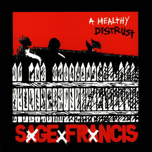 Sage Francis - (PRE-ORDER 10/10/25) A Healthy Distrust - Deluxe Anniv. Ed. [Explicit Content] (2xWHITE w/RED SPLATTER VINYL) | Mint (M) Mint (M)-