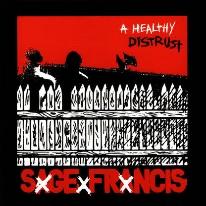 Sage Francis - (PRE-ORDER 10/10/25) A Healthy Distrust - Deluxe Anniv. Ed. [Explicit Content] (2xWHITE w/RED SPLATTER VINYL) | Mint (M) Mint (M)-