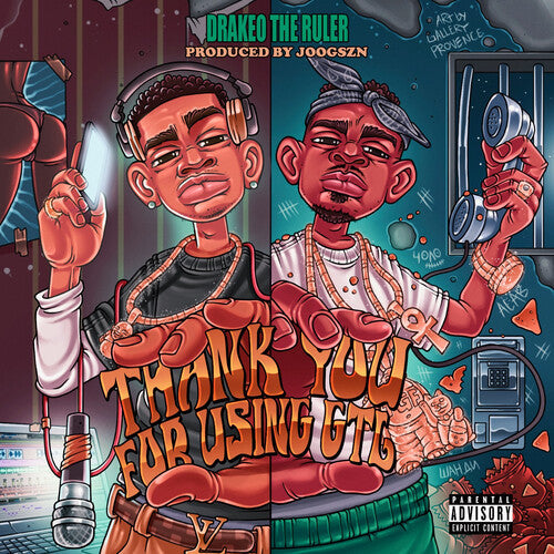 Drakeo The Ruler - Thank You For Using GTL (2xGreen/Blue Swirl Vinyl) | Mint (M) Mint (M)-