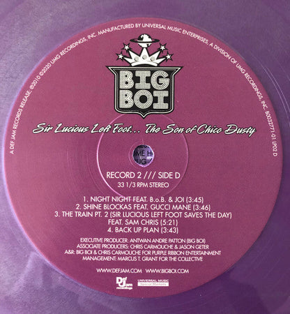 Big Boi - Sir Lucious Left Foot... The Son Of Chico Dusty (2xVINYL) | Mint (M) Mint (M)-