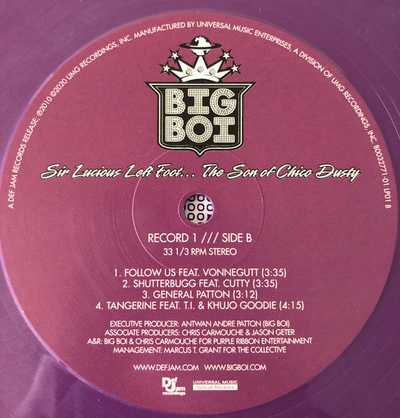 Big Boi - Sir Lucious Left Foot... The Son Of Chico Dusty (2xVINYL) | Mint (M) Mint (M)-