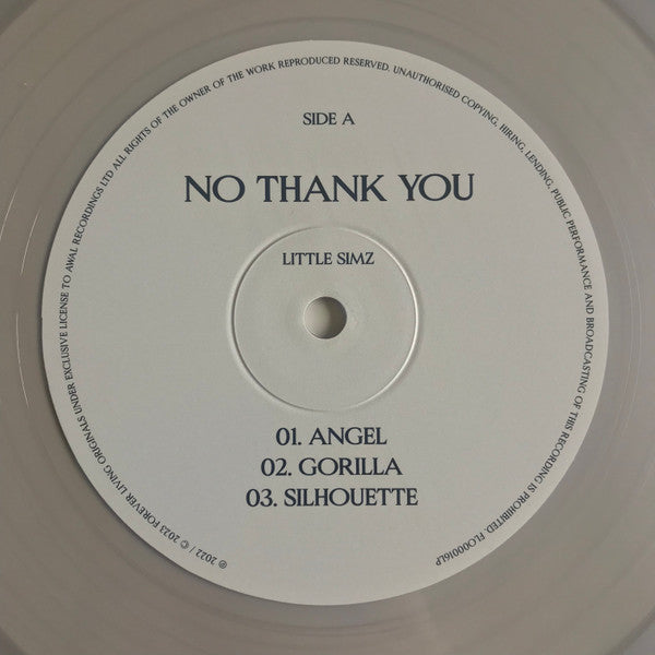 Little Simz - No Thank You (2xCLEAR VINYL) | Mint (M) Mint (M)-