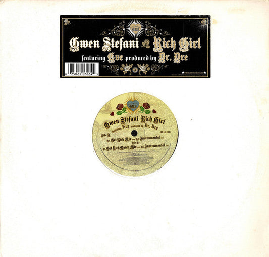 Gwen Stefani - Rich Girl (VINYL 12" INTERSCOPE B0003978-11 2004) | USED Mint (M) Near Mint (NM)-
