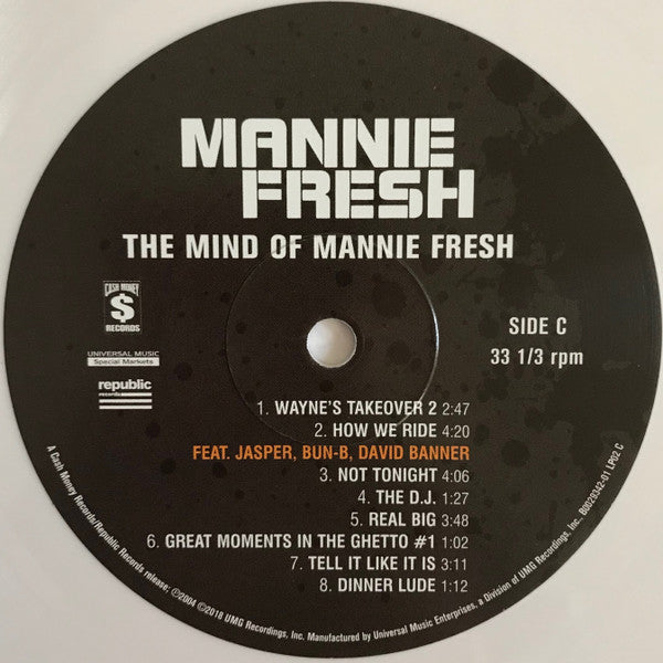 The Mind Of Mannie Fresh (CREAM VINYL) | Mint (M) Mint (M)-