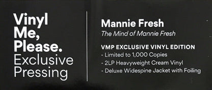 The Mind Of Mannie Fresh (CREAM VINYL) | Mint (M) Mint (M)-