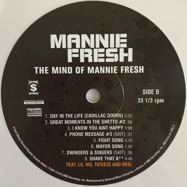 The Mind Of Mannie Fresh (CREAM VINYL) | Mint (M) Mint (M)-