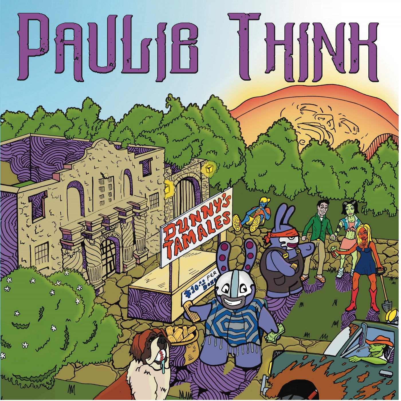 Paulie Think - Dunny's Tamales (BLUE VINYL) (Vinyl) | Mint (M) Mint (M)-