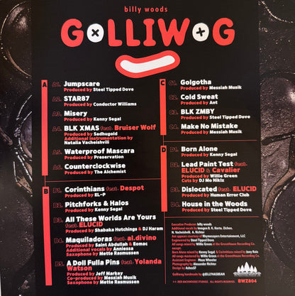 Billy Woods - Golliwog (2xVINYL) |-