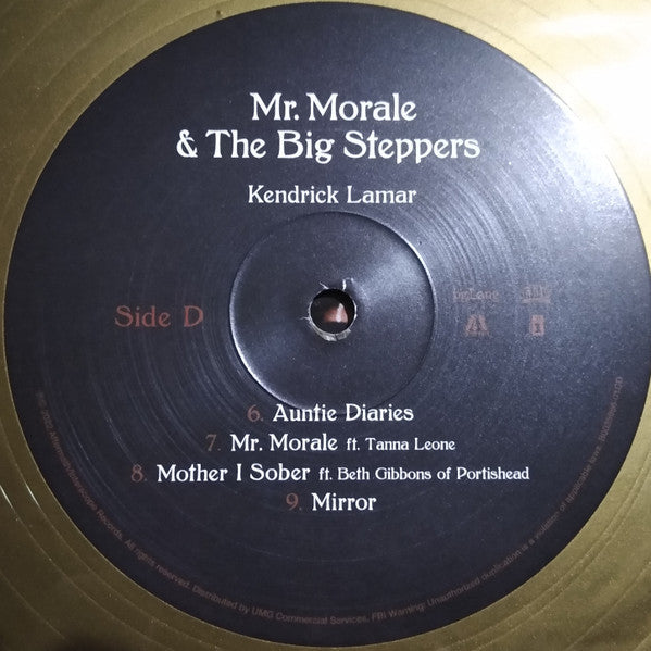 Kendrick Lamar - Mr. Morale & The Big Steppers *SEALED* (GOLD METALLIC 2xVINYL) | Mint (M) Mint (M)-