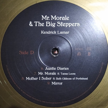 Kendrick Lamar - Mr. Morale & The Big Steppers *SEALED* (GOLD METALLIC 2xVINYL) | Mint (M) Mint (M)-