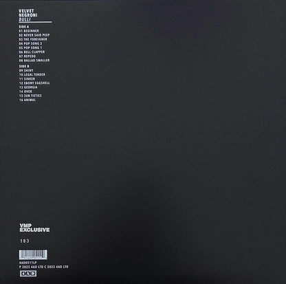 Velvet Negroni - Bulli (VMP COLOR VINYL) | Mint (M) Mint (M)-
