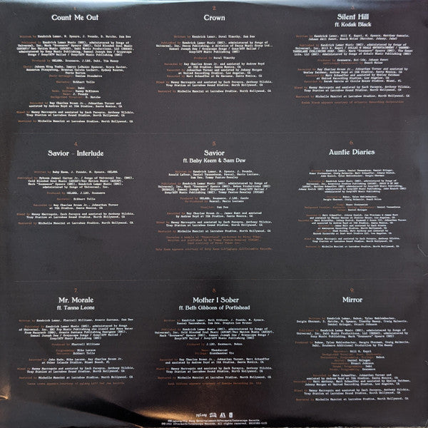 Kendrick Lamar - Mr. Morale & The Big Steppers *SEALED* (GOLD METALLIC 2xVINYL) | Mint (M) Mint (M)-