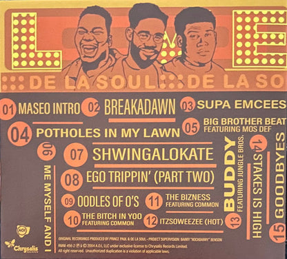 De La Soul - Live At Tramps, NYC, 1996 (CD RSD) |-