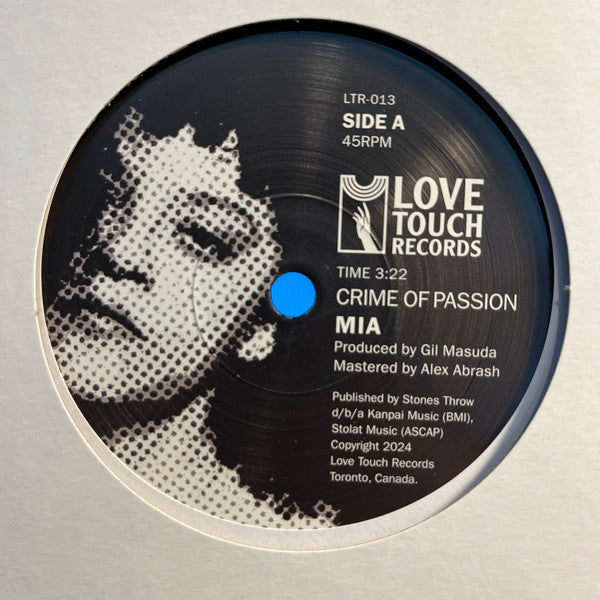 Crime Of Passion *7" | Mint (M) Generic-