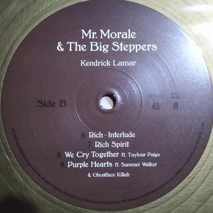 Kendrick Lamar - Mr. Morale & The Big Steppers *SEALED* (GOLD METALLIC 2xVINYL) | Mint (M) Mint (M)-