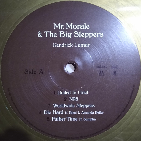 Kendrick Lamar - Mr. Morale & The Big Steppers *SEALED* (GOLD METALLIC 2xVINYL) | Mint (M) Mint (M)-