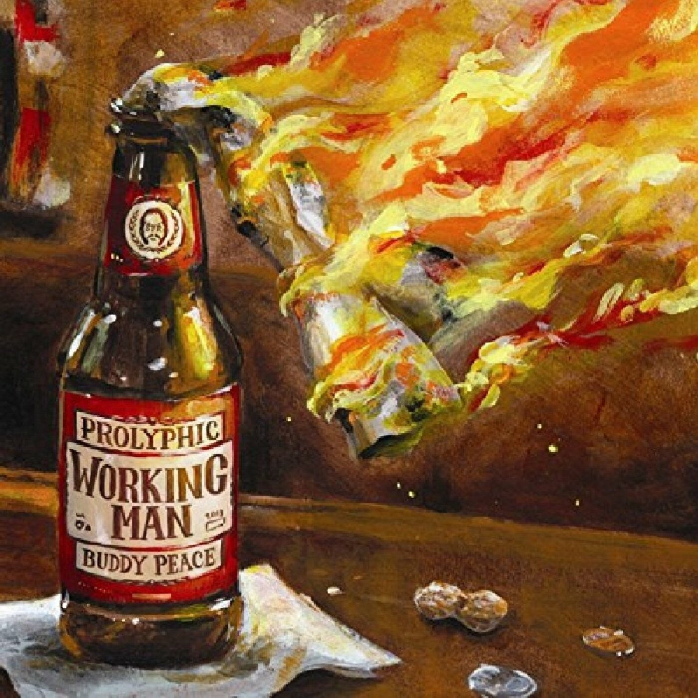 Prolyphic & Buddy Peace - Working Man (CD) |-