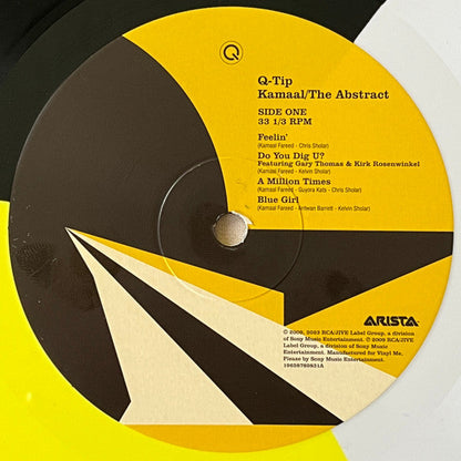 Q-Tip - Kamaal/The Abstract (BLACK, WHITE, & YELLOW VINYL) | Mint (M) Mint (M)-