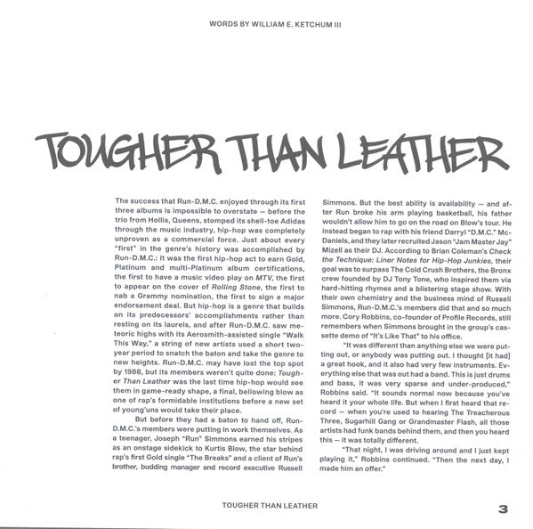Run-DMC - Tougher Than Leather | Mint (M) Mint (M)-