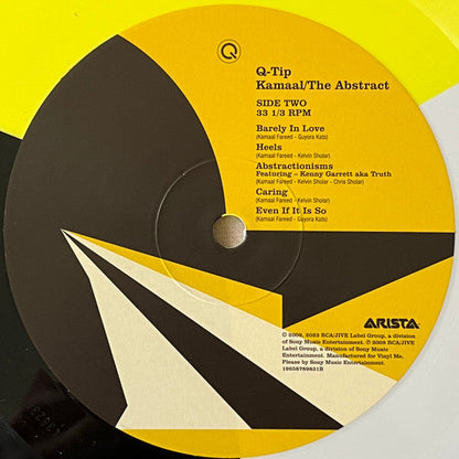 Q-Tip - Kamaal/The Abstract (BLACK, WHITE, & YELLOW VINYL) | Mint (M) Mint (M)-