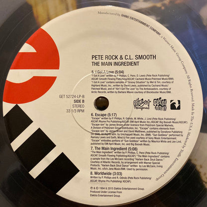 Pete Rock & C.L. Smooth - The Main Ingredient | Mint (M) Mint (M)-