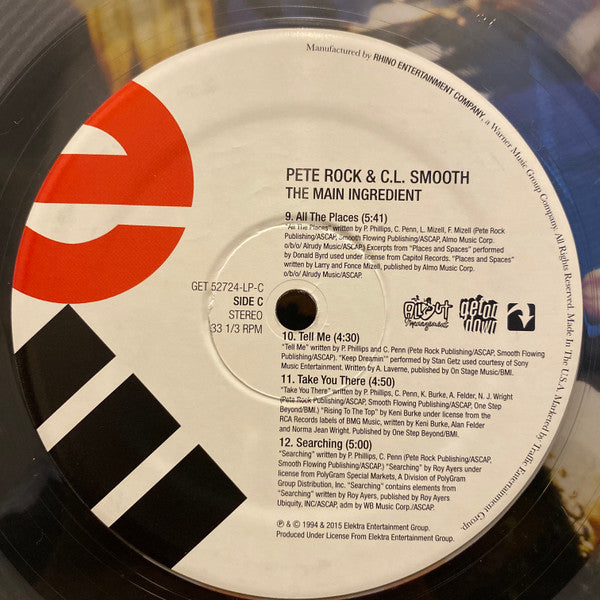 Pete Rock & C.L. Smooth - The Main Ingredient | Mint (M) Mint (M)-