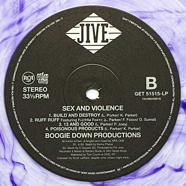 Boogie Down Productions - Sex And Violence (2x VINYL) |-