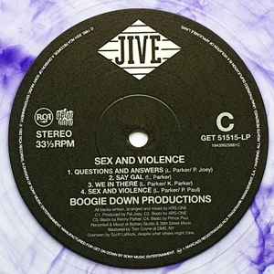 Boogie Down Productions - Sex And Violence (2x VINYL) |-