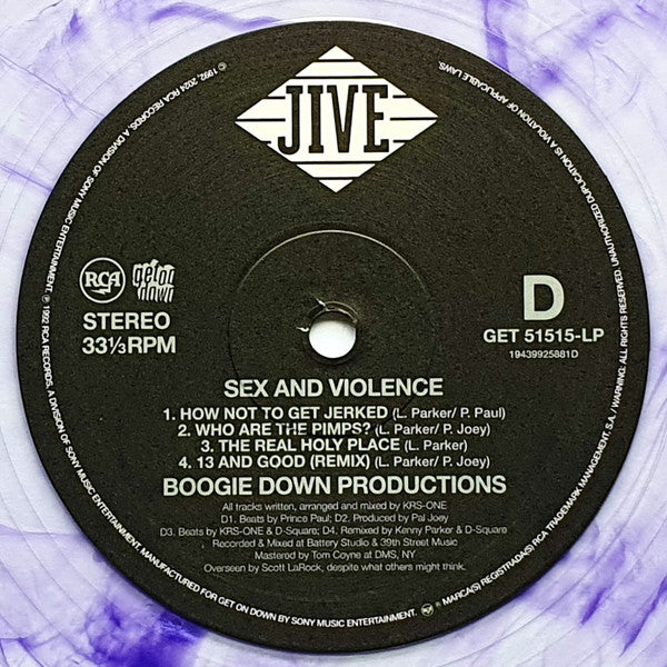 Boogie Down Productions - Sex And Violence (2x VINYL) |-