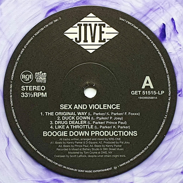 Boogie Down Productions - Sex And Violence (2x VINYL) |-